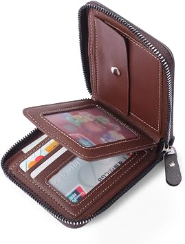 JewelOra Personalized Photo Wallet, Custom Photo Wallets for Men, Men's Zipper Wallet Customized Wallet for Father,Dad,Son,Boyfriend(Zipper 1)