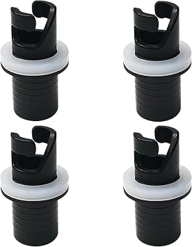 Air Valve Adapter H-R Hose Adapter Paddle Board Air Pump Adapter HR Valve Adapter for Inflatables Foot Pump Kayak Air Valve Adapter 4/Pieces