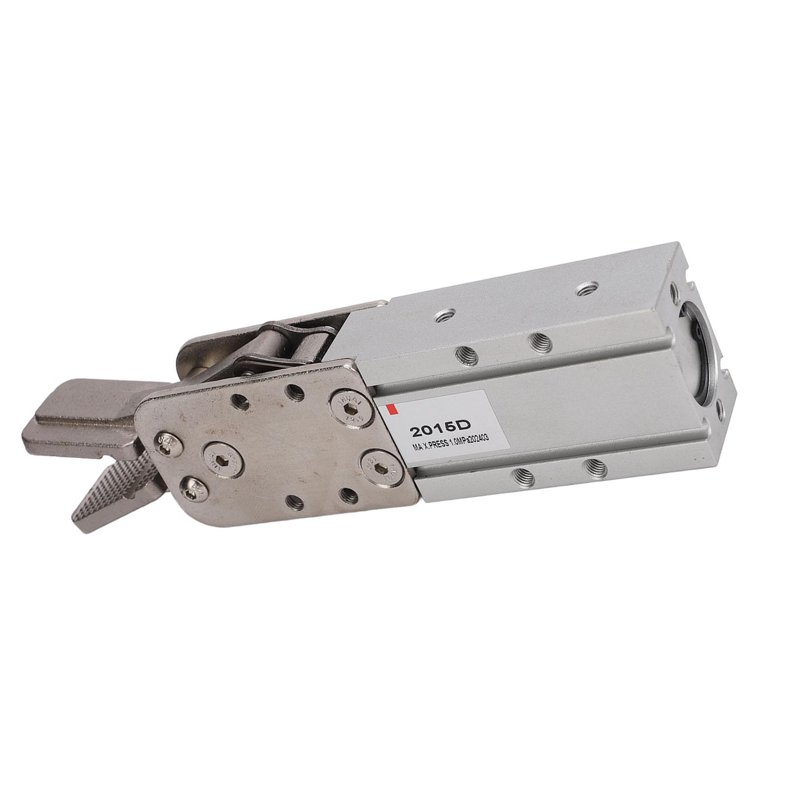 Naroote Pince Robotique à Cylindre Pneumatique, Mini Pince Pneumatique à Double Action, en Carbure cémenté avec Contrôle Précis, Idéale pour la Production Industrielle et les Ateliers