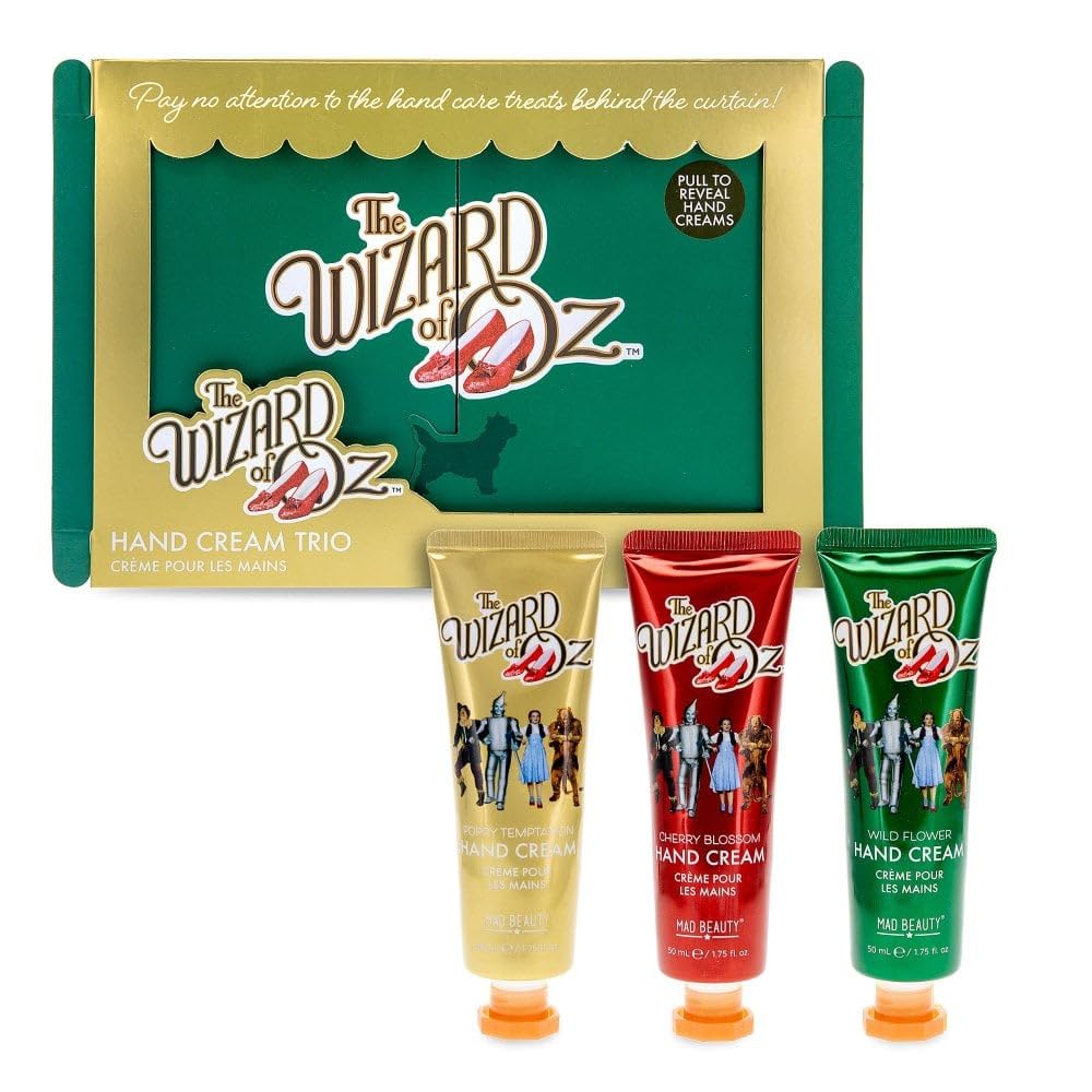 Mad Beauty - Trio of hand creams with Poppy, Cherry Blossom and Lavender The Wizard of Oz, 150 ml (Pack of 1) - Image 4