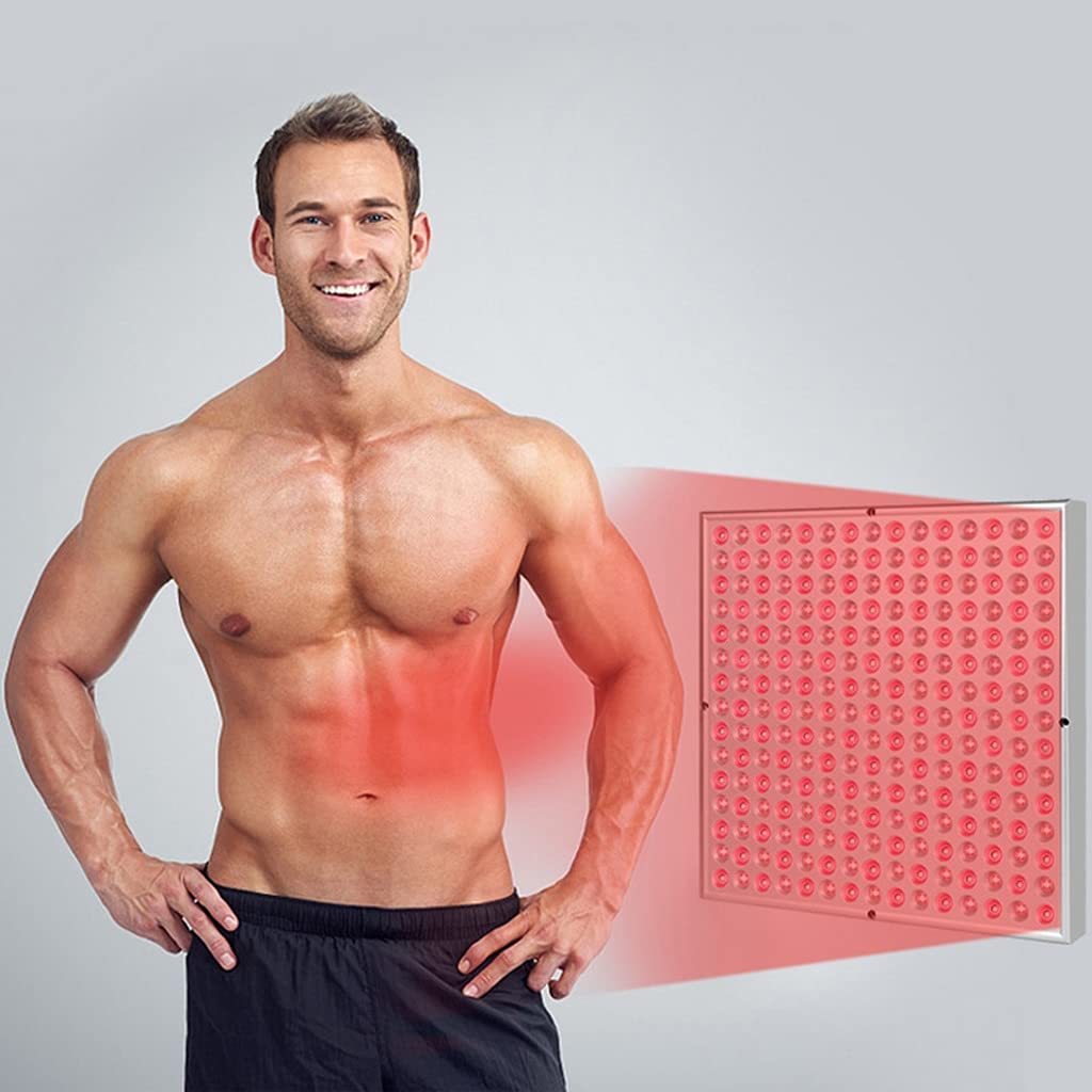 Pannello per la Terapia della Luce Rossa,660nm e 850nm Dispositivo di Terapia della Luce Infrarossa,per Viso,Corpo,Pelle