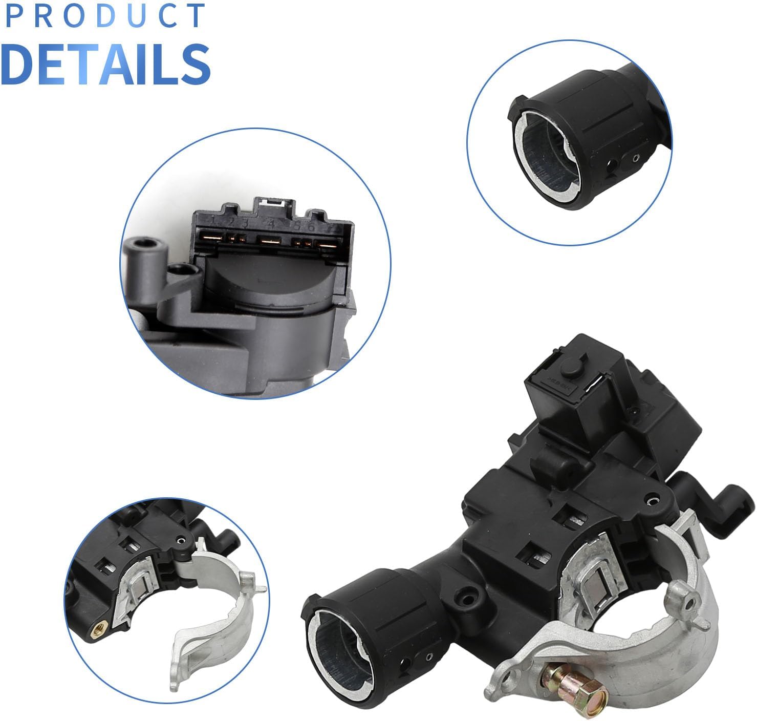 989-019 Ignition Lock Housing with Anti-theft Bolt Replacement for Ford Escape 2008-2012, Mazda Tribute 2008-2011, Mercury Mariner 2008-2010, Replaces 9L8Z3511A 9L8Z-3511-A ZZDB66160