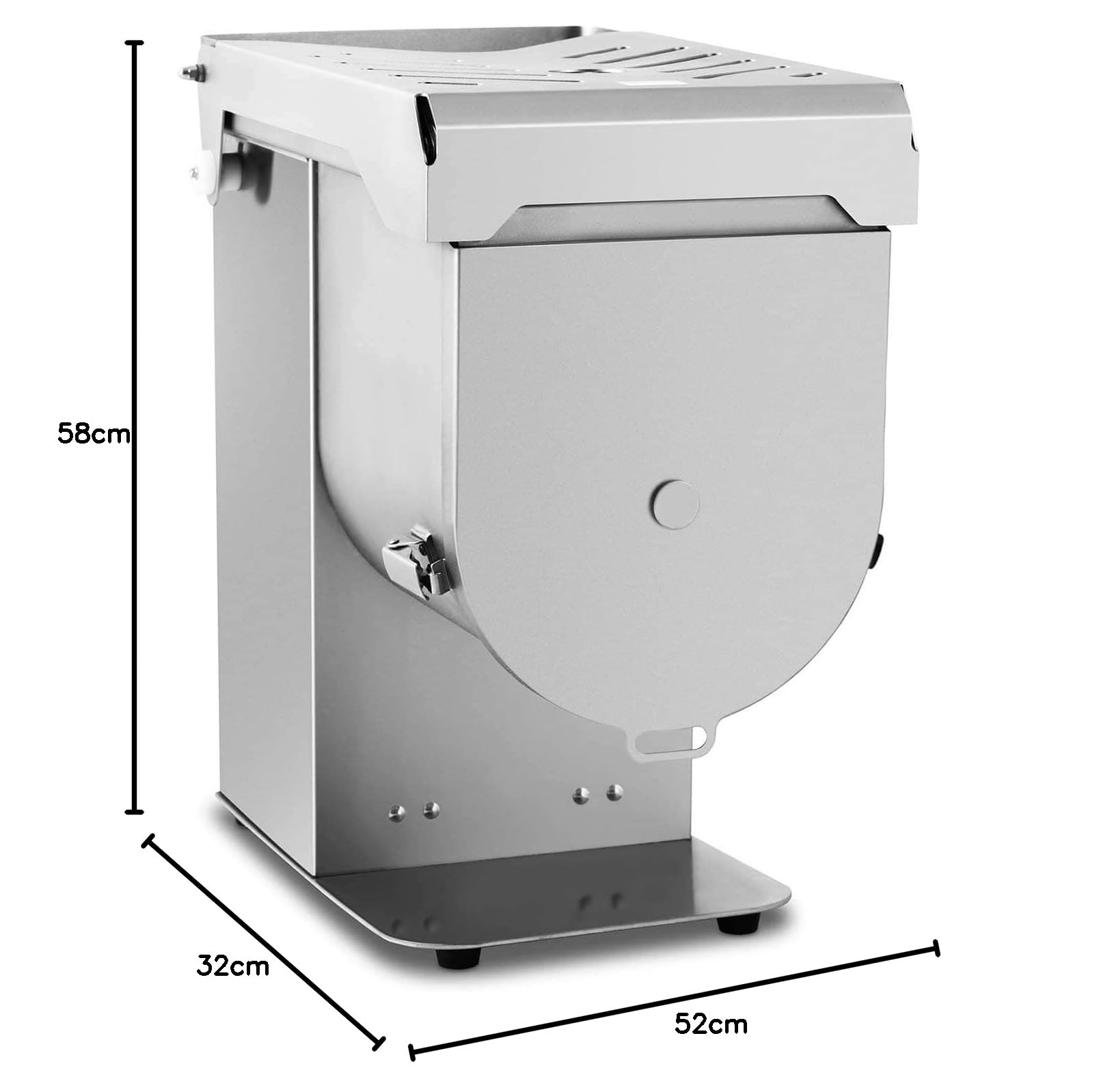 Royal Catering Mezcladora de Carne Máquina para Carnicería RCFW-20-PRO (Potencia: 550 W, Capacidad: 20 L, 20 r.p.m., Con Retorno)