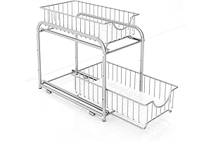 SoleJazz Under Sink Organizer Bathroom Tray