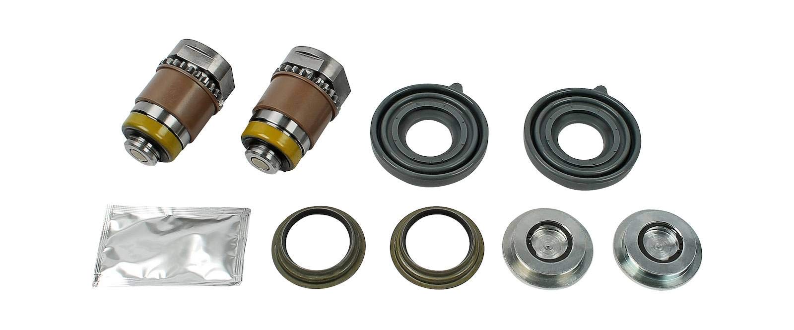 DT Spare Parts 2.94086 Kit di revisione della pinza freno Assale posteriore Dx