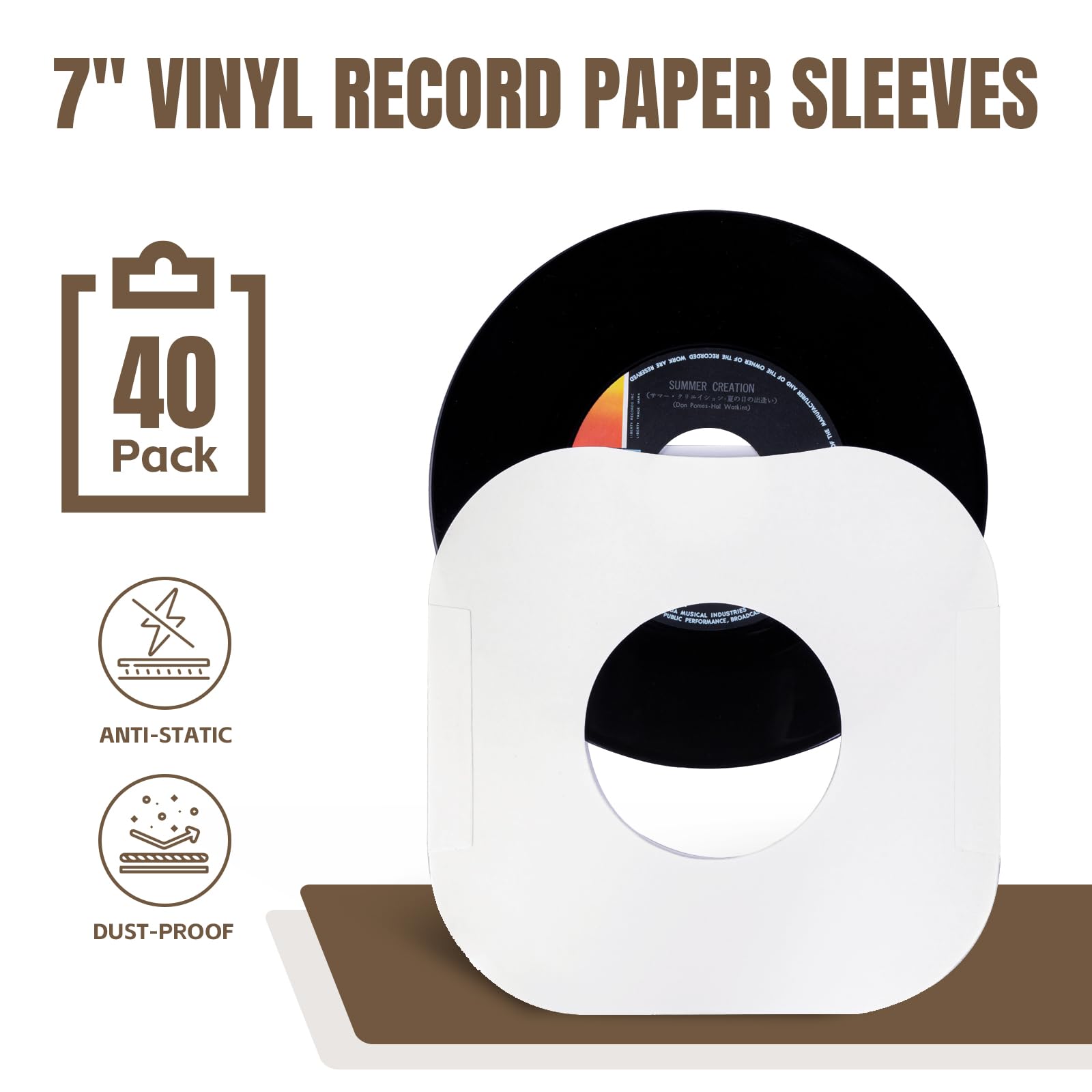 Innovera CD/DVD Envelopes w/Clear Window, White, 50/Pack