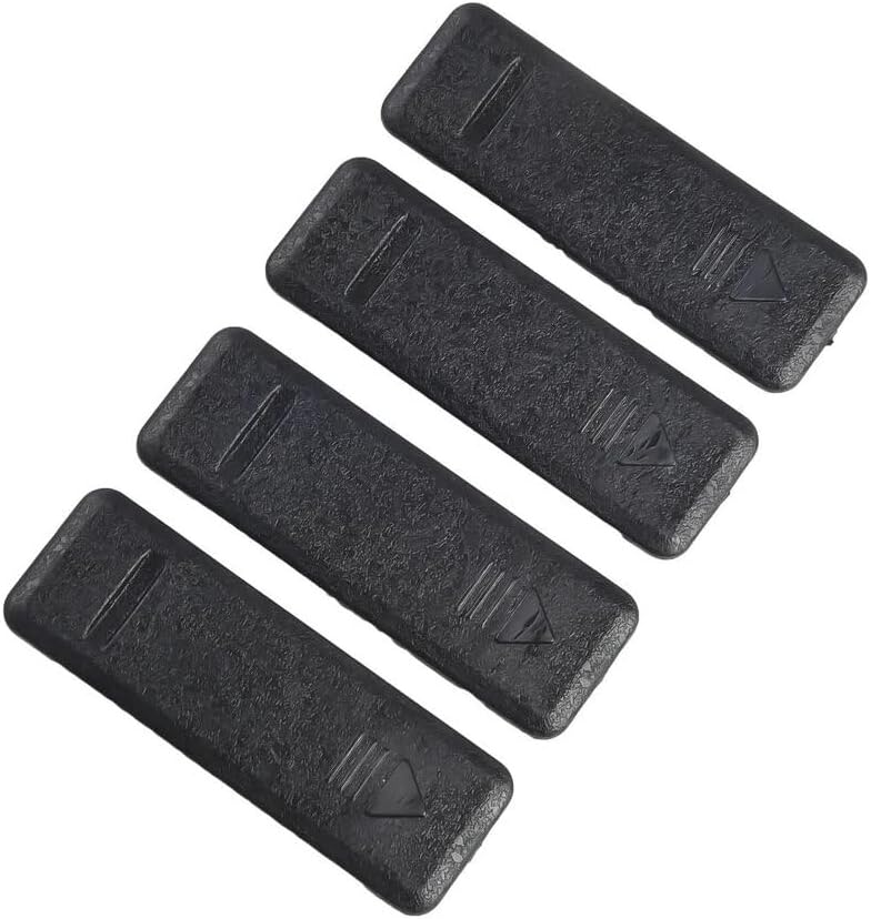4Pcs/Set Roof Molding Cover Cap Replacement for Kia Soul 2014 2015 2016 2017 2018 2019 87214-B2000 | Left Right Side, Black, Clip-On, Plastic