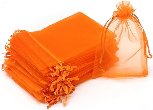 Miniatura 283 de Dealglad 100pcs Drawstring Organza bolsas de joyería caramelo para fiestas, casamientos, regalos Negro