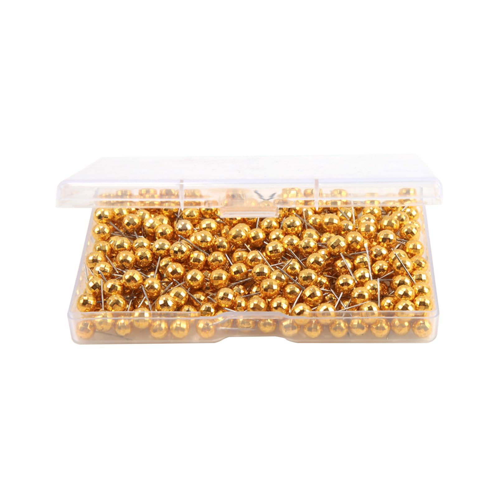 Tsophreniq Sewing Pins with Coloured Head, 500Pcs Ball for Wedding Dressmaking Craft Bouquet with for Fabric Fine Dressmaking