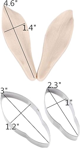 Miniatura 4 de Juego de 2 piezas de cortador de acero inoxidable con forma de lirio de goma y flores, 2 moldes de silicona para fondant, herramienta para hacer