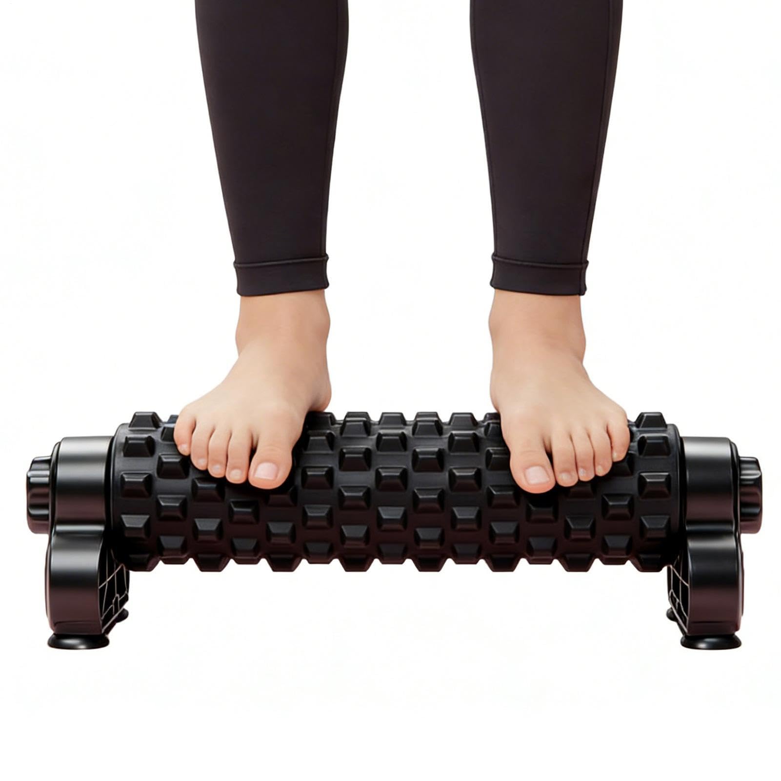 Rullo Massaggiagriglia Schiena Stretching A Rullo Profondo Per Muscoli Con | Foam Roller Muscolare con Supporto Per Palestra Studio Yoga Pilates Fitness Allenamento Recupero