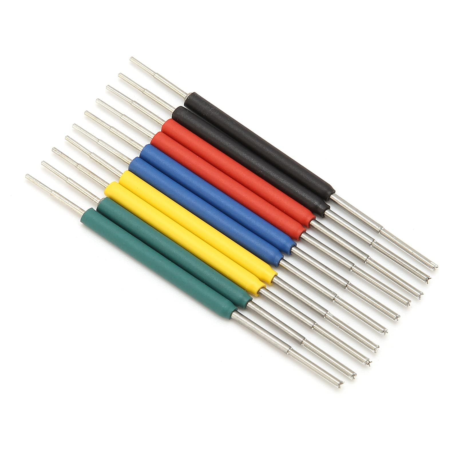 10 sztuk Micro IC klips hakowy ABS IC przewody pomiarowe Mini klip element elektroniczny do analizatora stanów logicznych generator sygnału programatora;