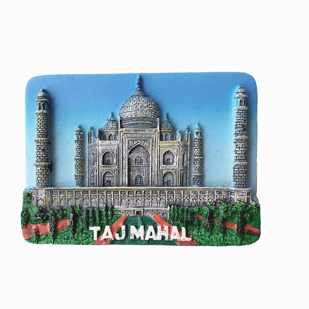 Muyu Magnet Taj Mahal Agra India Fridge Magnet Souvenir Gift Home & Kitchen Decoration Magnetic Sticker India Refrigerator Magnet Collection