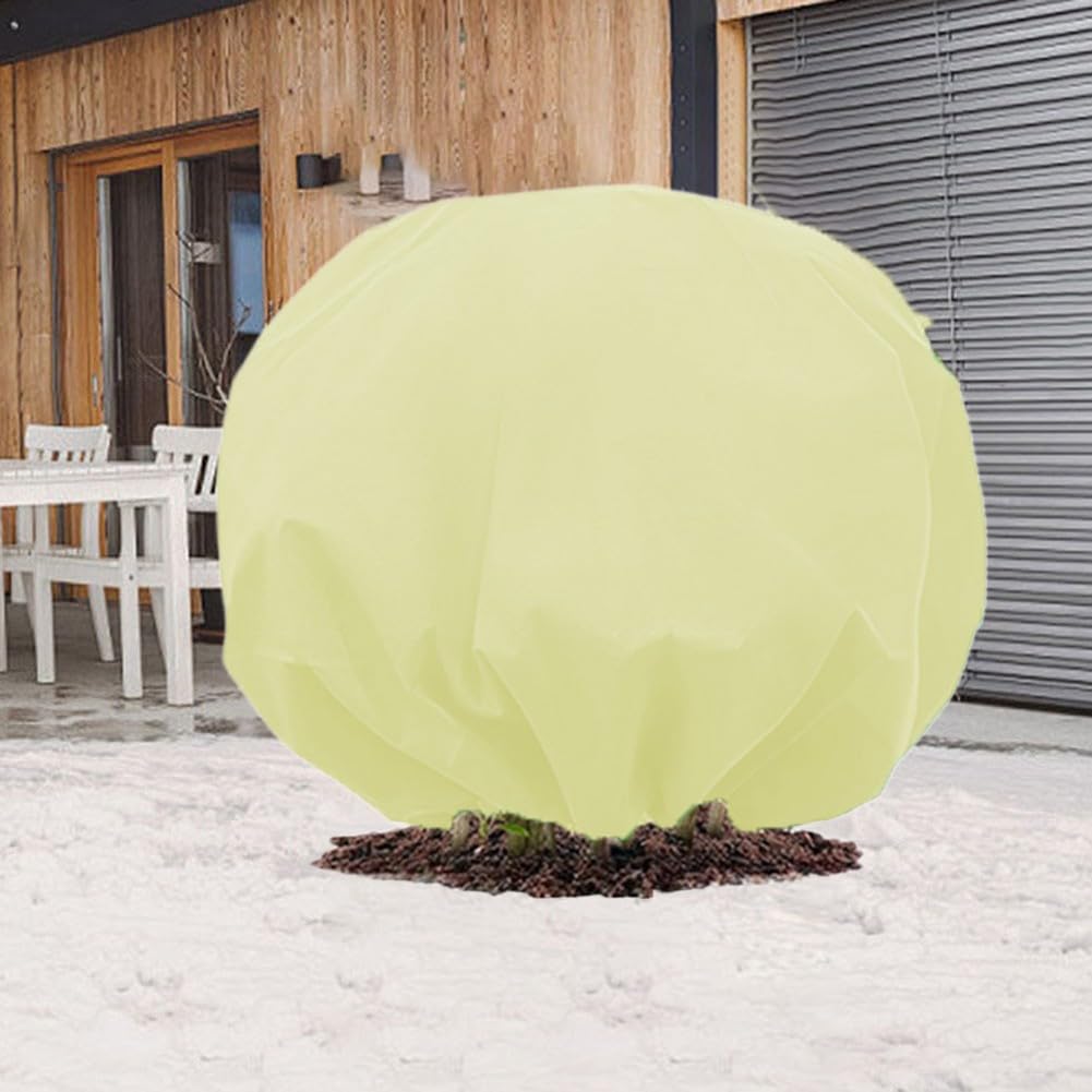 Copertura invernale per piante antigelo, confezione da 2, tessuto non tessuto spesso, per piante da giardino all'aperto, 294,6 cm