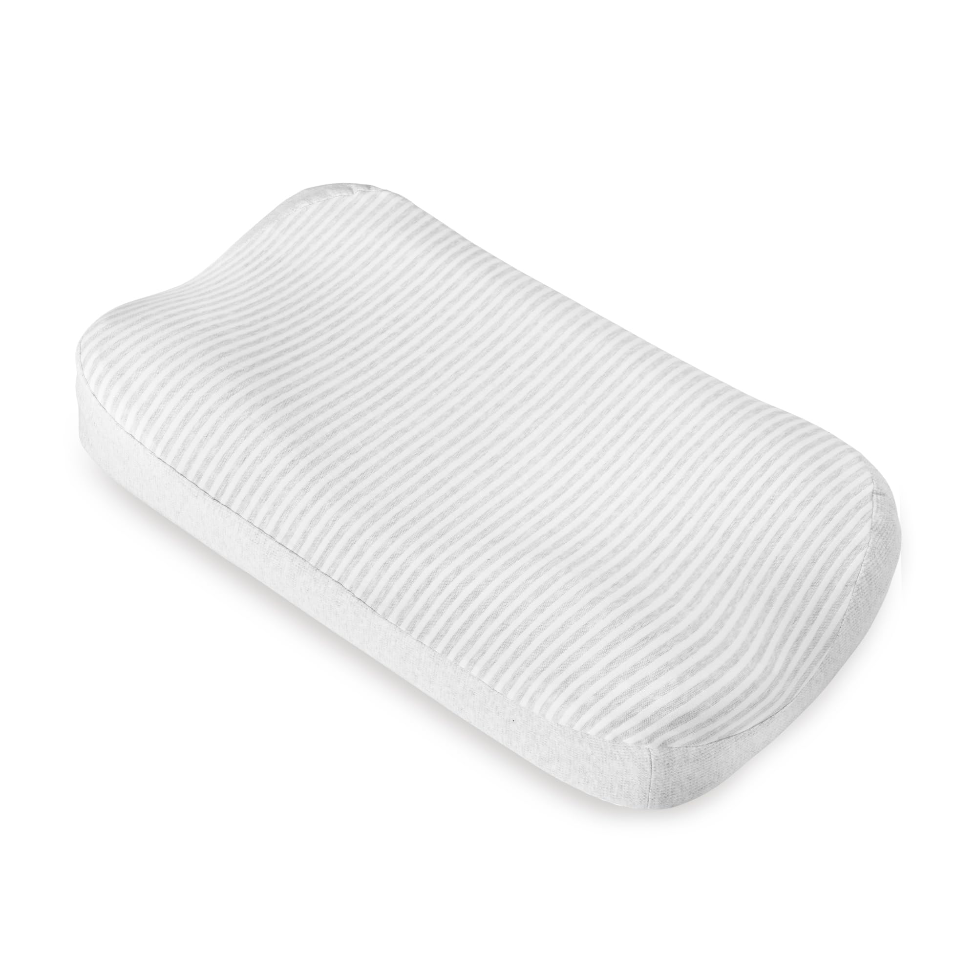 Eco Pursleep Memory Foam Nackenkissen gegen Nackenschmerzen - Orthopädisch für Seiten- & Rückenschläfer, 8/11cm Höhe