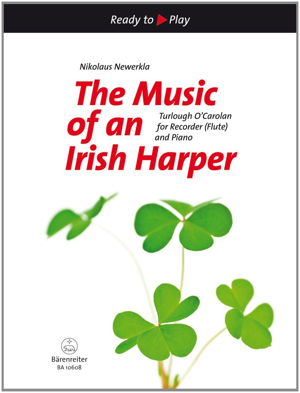 The Music of an Irish Harper for Recorder (Flute) and Piano      Perfect Paperback – December 1, 2012