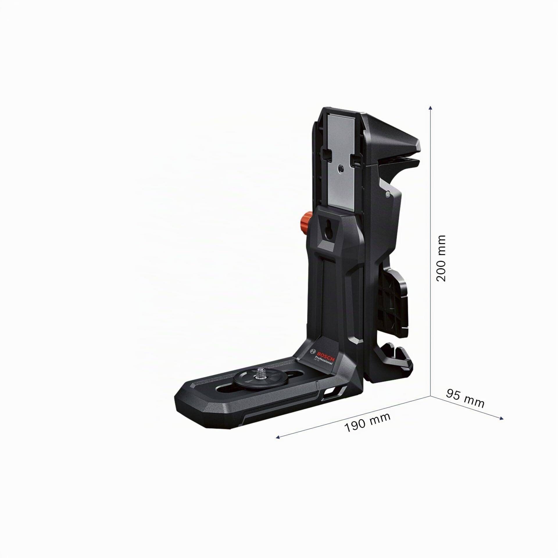 Bosch Professional Soporte LB 10 y clip para techo DK 10 (imanes potentes, aplicaciones de techo, compatible con el GLL 2-15 G)