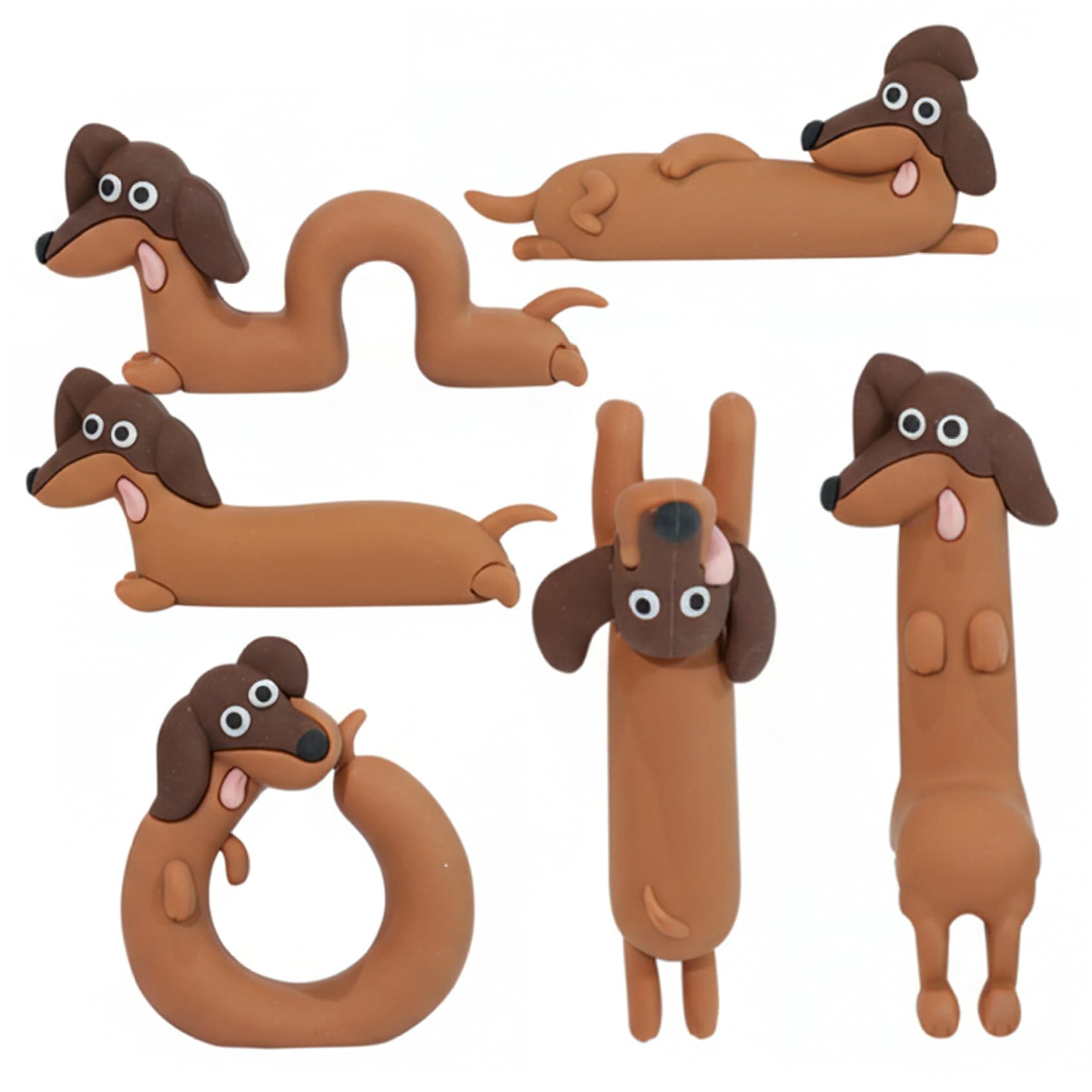 Figurines de Teckel mignonnes : le cadeau de bureau parfait pour collègues et gamers