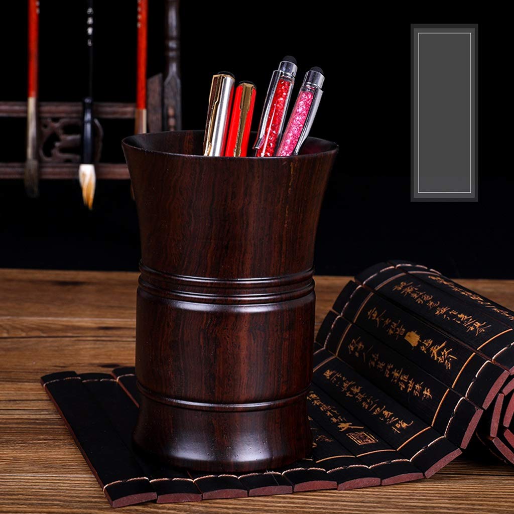 Schreibtisch-Organizer aus Holz, natürlicher Stifthalter und Stiftehalter für Büro, Schule und Arbeit, Schreibwaren, ideal für übersichtlichen Arbeitsplatz