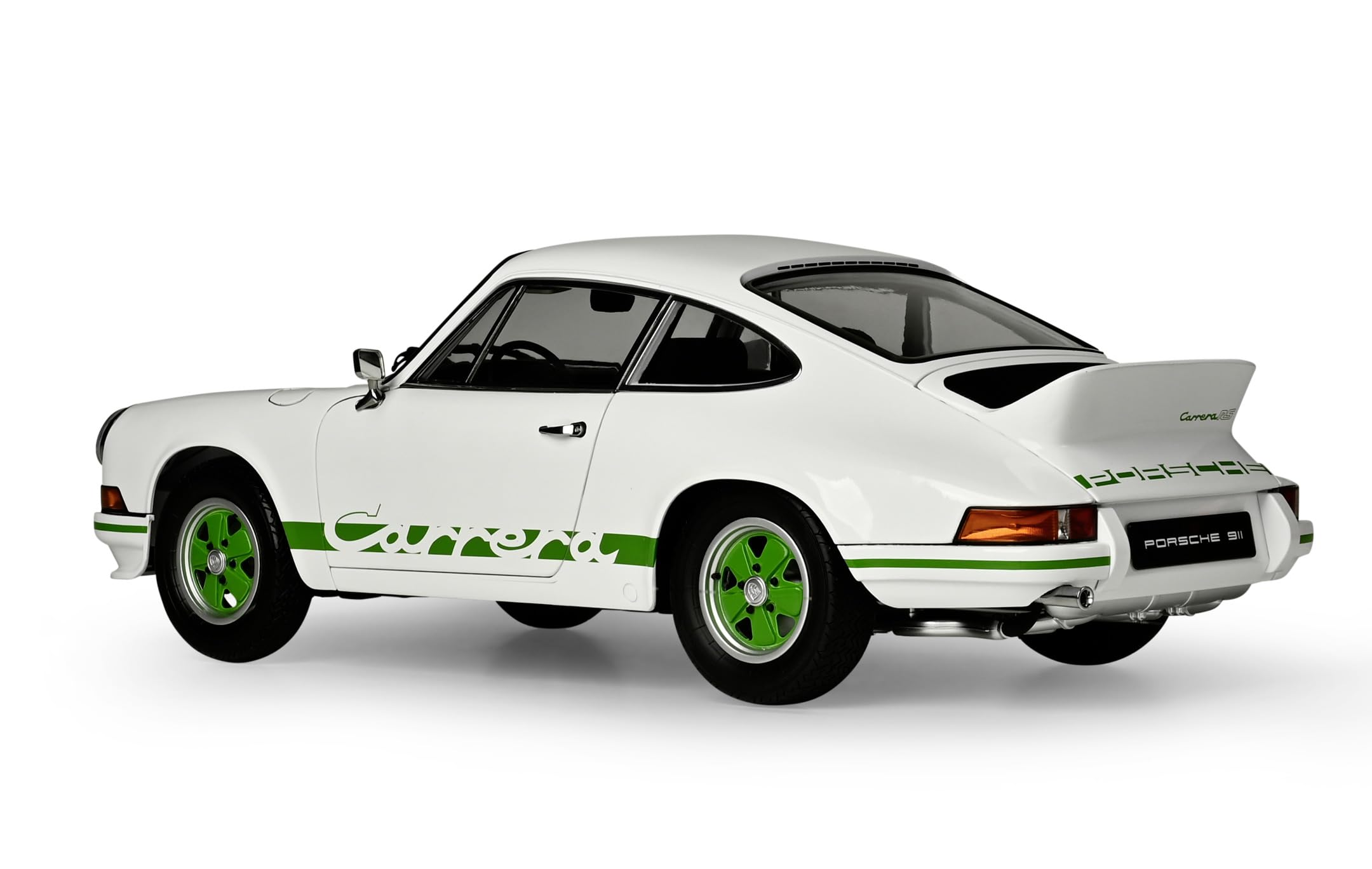 Kolekcje IXO 1:8 IXO Porsche 911 RS 2.7 Biały/Zielony - modelarstwo, modele, zestaw konstrukcyjny, zestaw modelarski, 713 części, zestaw do budowy samochodów