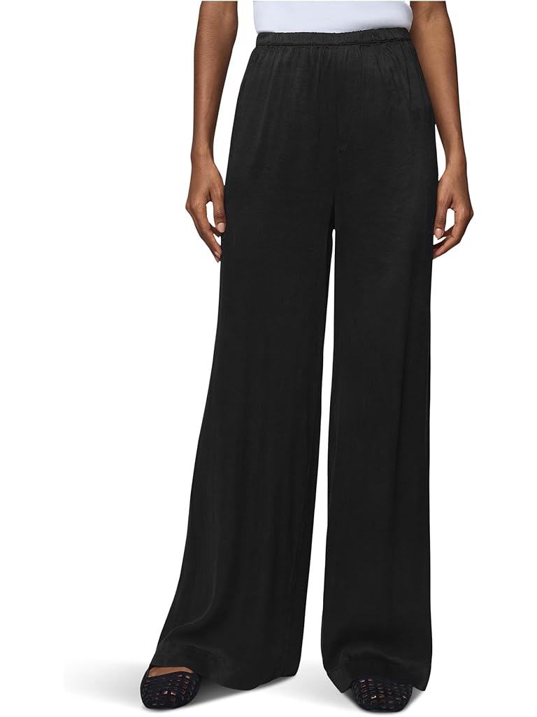 Black Splendid Serena Satin Pants