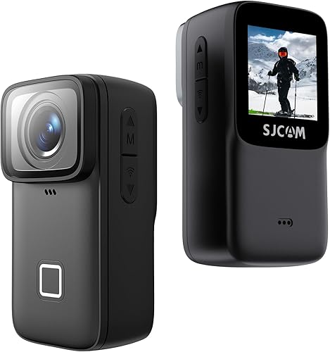 SJCAM C200Pro Mini cámara de acción impermeable 4k30fps 20MP bolsillo portátil cámara deportiva con video HDR activo, pantalla táctil,