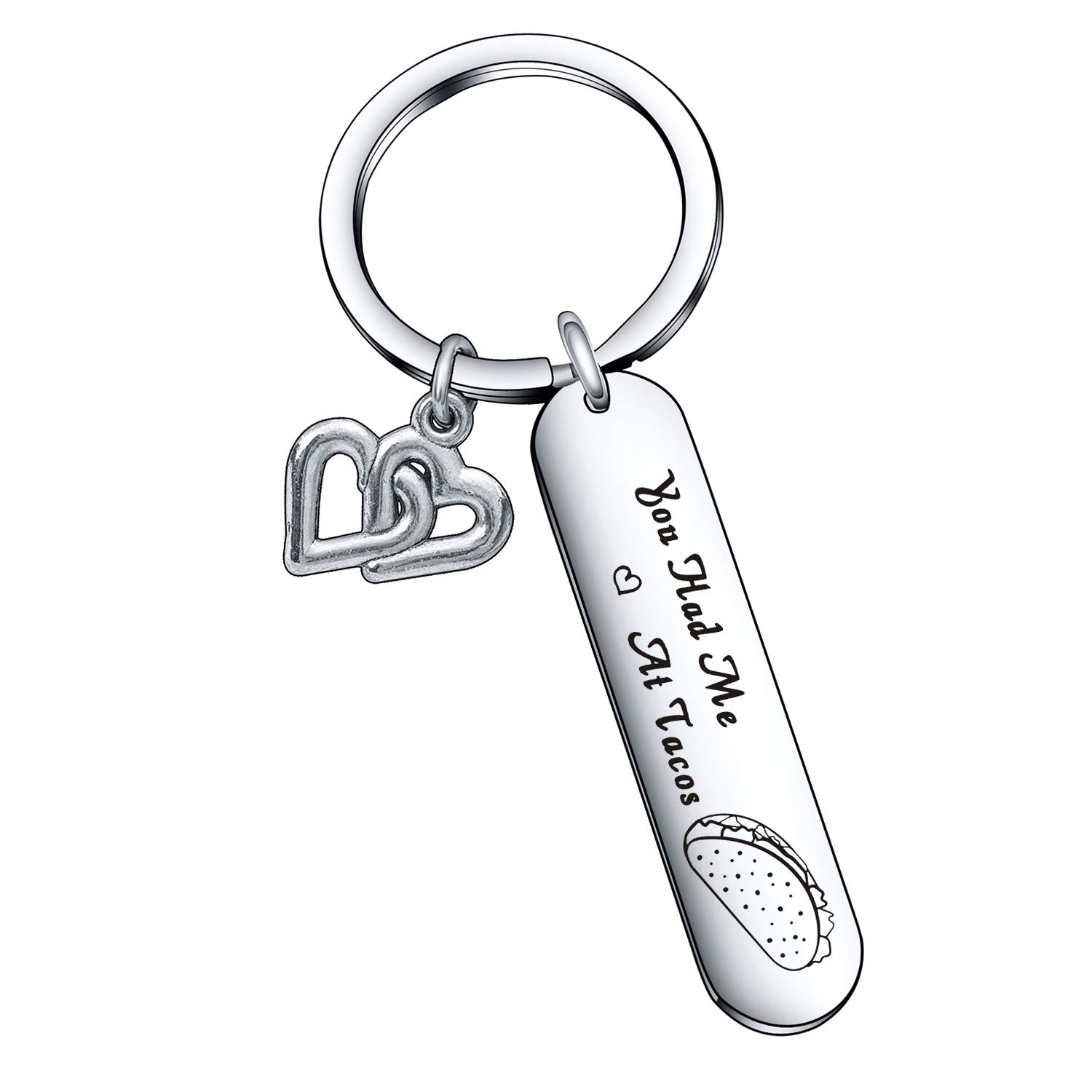 De&ai Taco Enthusiast Keychain Taco Lover Jewelry Taco Addict Gift