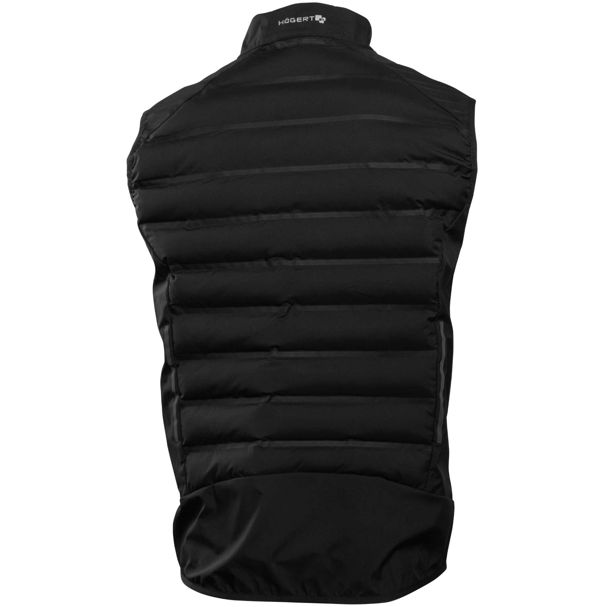 Högert Technik - Gilet softshell da uomo nero Gilet da lavoro outdoor Antivento Idrorepellente Traspirante Con cappuccio Tasche con cerniera Elementi riflettenti