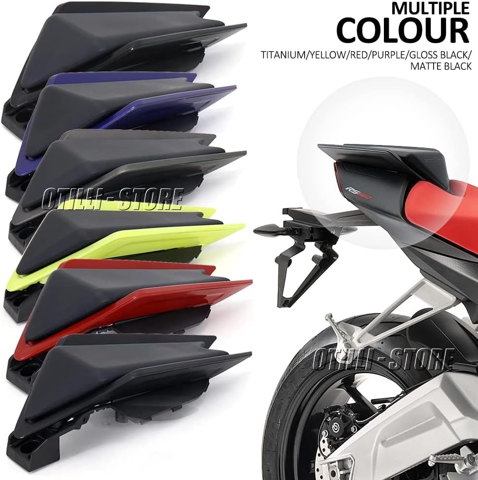 New for Aprilia RS660 RS 660 Tuono 660 2020 2021 2022 RSV4 RSV 4 Motorcycle Accessories Rear Passenger Pillion Seat Cowl Fairing (Red)