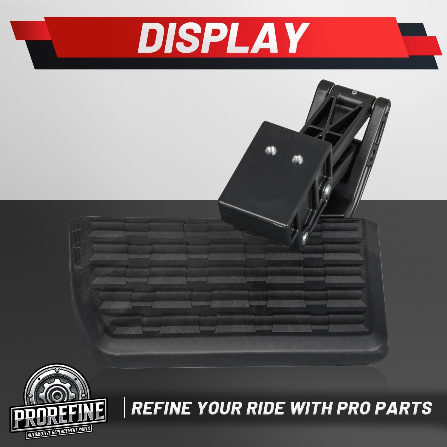 PT392-35100 Upgraded Rear Bed Step Retractable Bumper Step Compatible with 2012-2023 Toyota Tacoma Folding Truck Tailgate Step