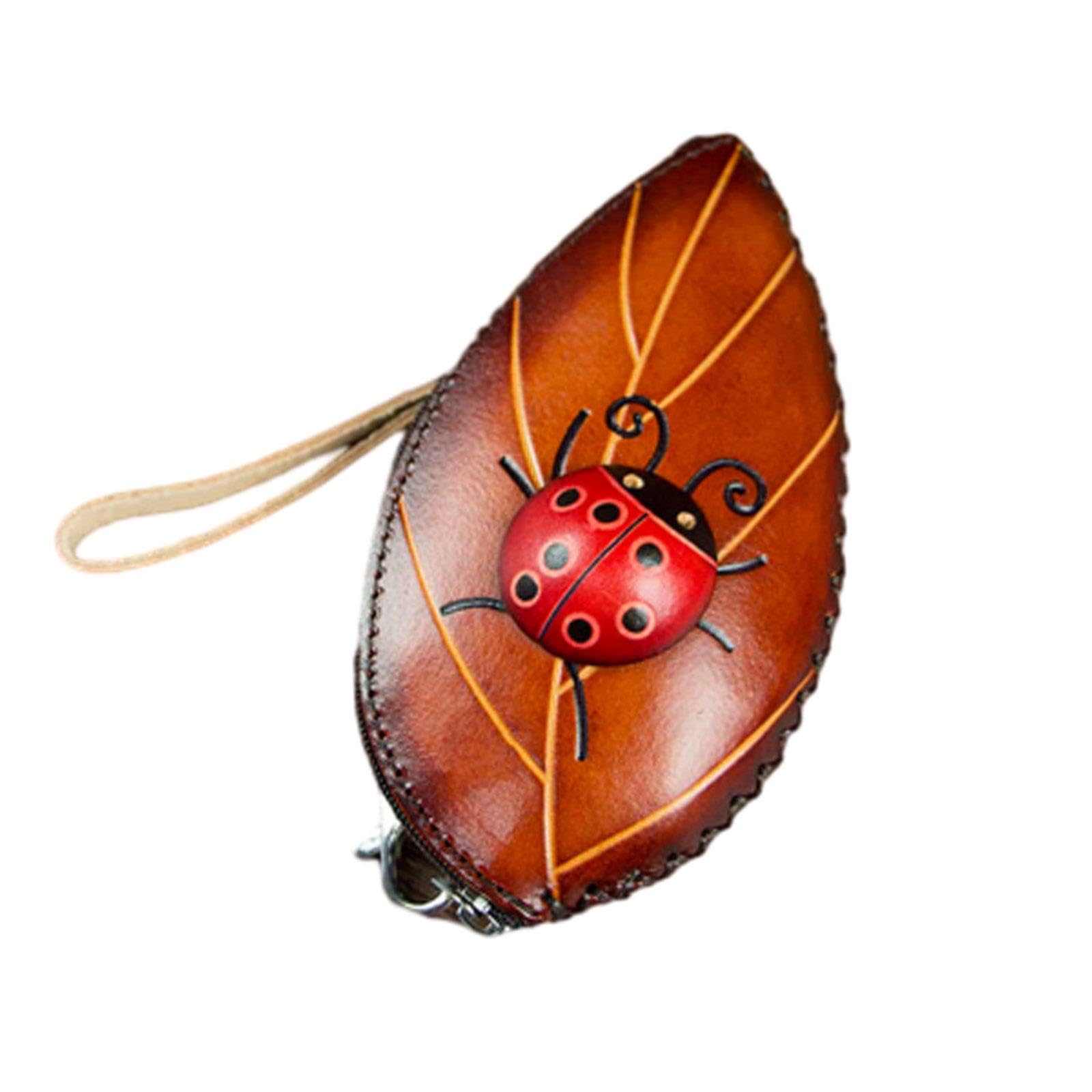Leaf Purse Lady Handbag Fashion Women Wallet for Commuting Street Party Brown-image-19
