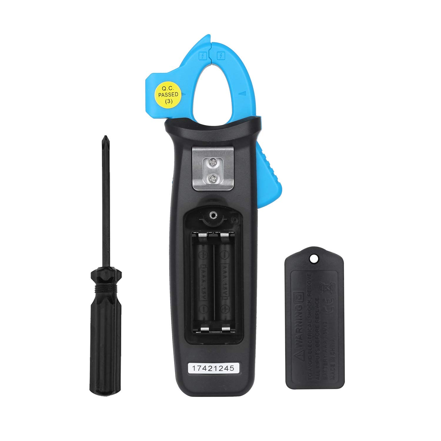 Cyfrowy miernik zaciskowy ACM82 Auto Range True RMS Aktualny test HZ Temp Temp Ohm UF V-Alert Live Check with Clip Pocket, Dokładne odczyty