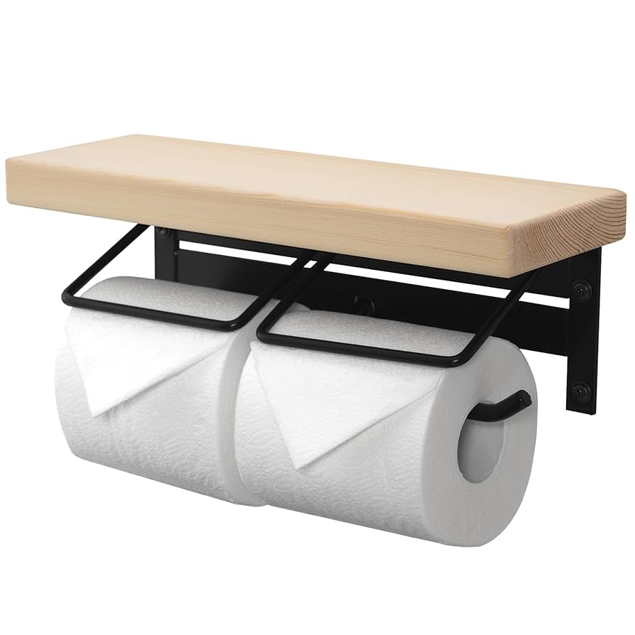 取付簡単 穴あけ不要 2連 トイレットペーパーホルダー おしゃれ Amazon.co.jp: EMARINO トイレットペーパーホルダー 2連