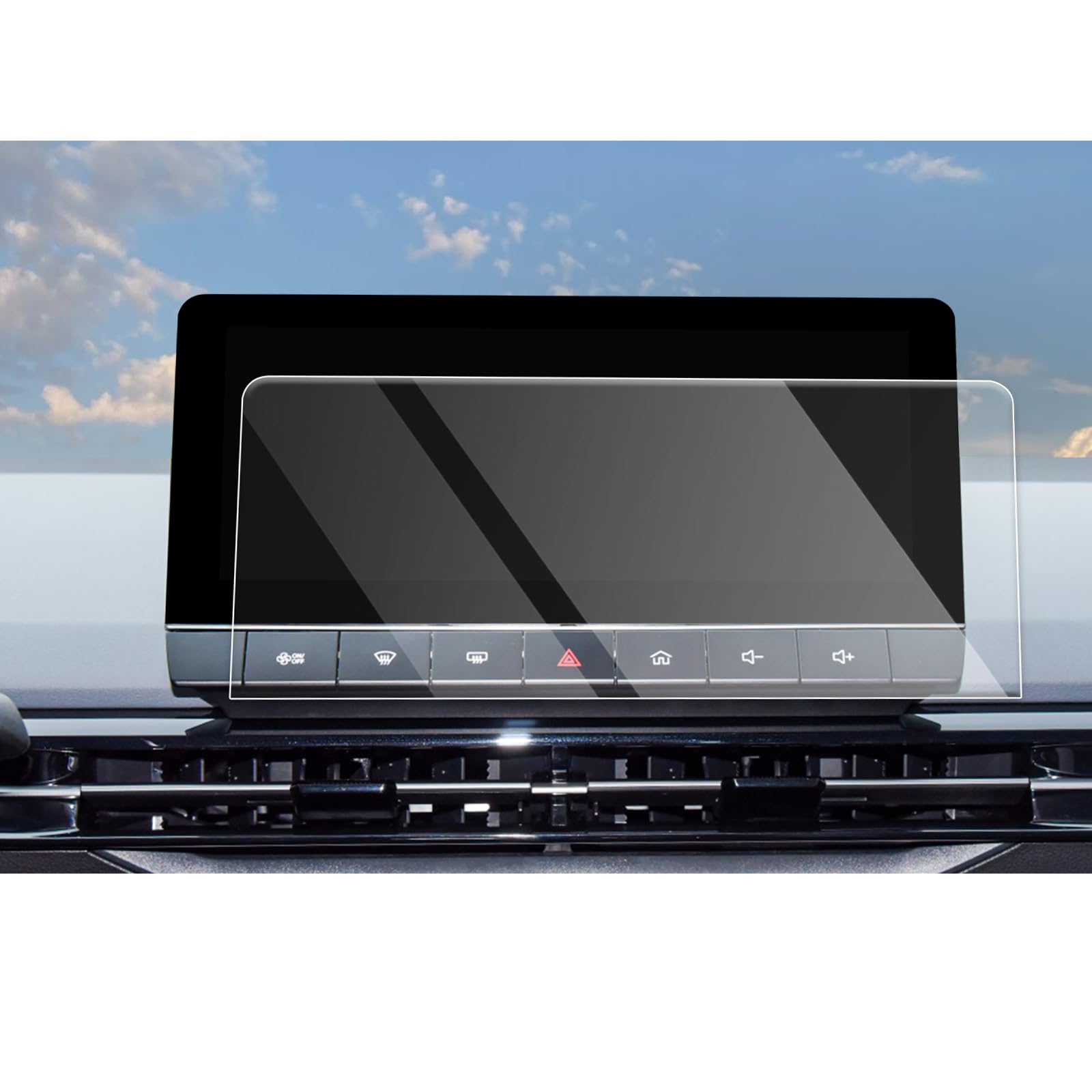 CDEFG Compatible with MG 4 EV MG4 Electric (EH32) 2022-2024 Navigation Screen Protector 9H Tempered Glass Car 10.25 Inch GPS Anti Scratch HD Clarity Protective Film MG4 EV Accessories