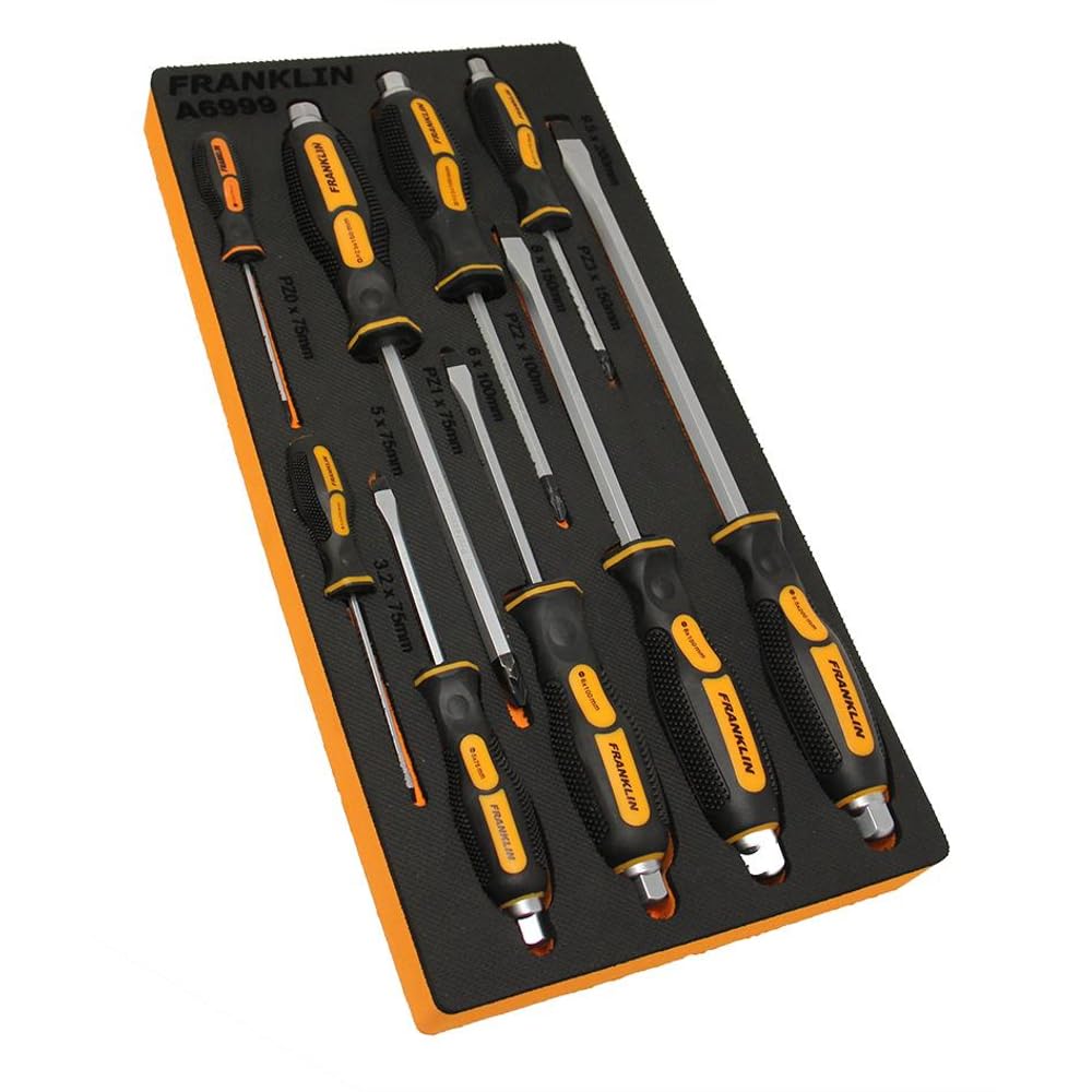Franklin Screwdriver Set S2 9 Pce Tools A6999