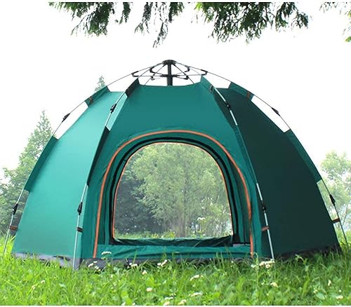 Miniatura 2 de Four Seasons - Tienda de campaña familiar para 3-4 personas, tienda de campaña desplegable impermeable, protección contra rayos UV, fácil de