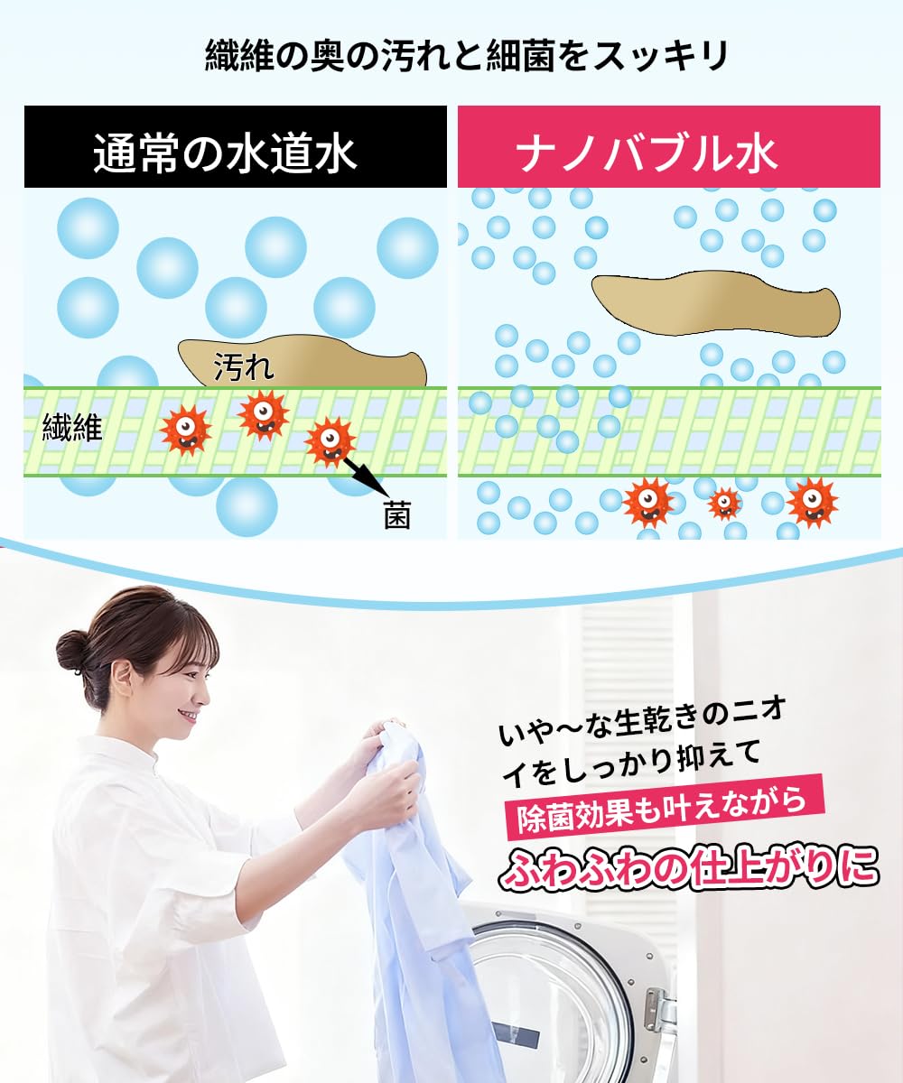 Amazon.co.jp: 2025最新 洗濯機用 ナノバブルアダプター バブル発生器