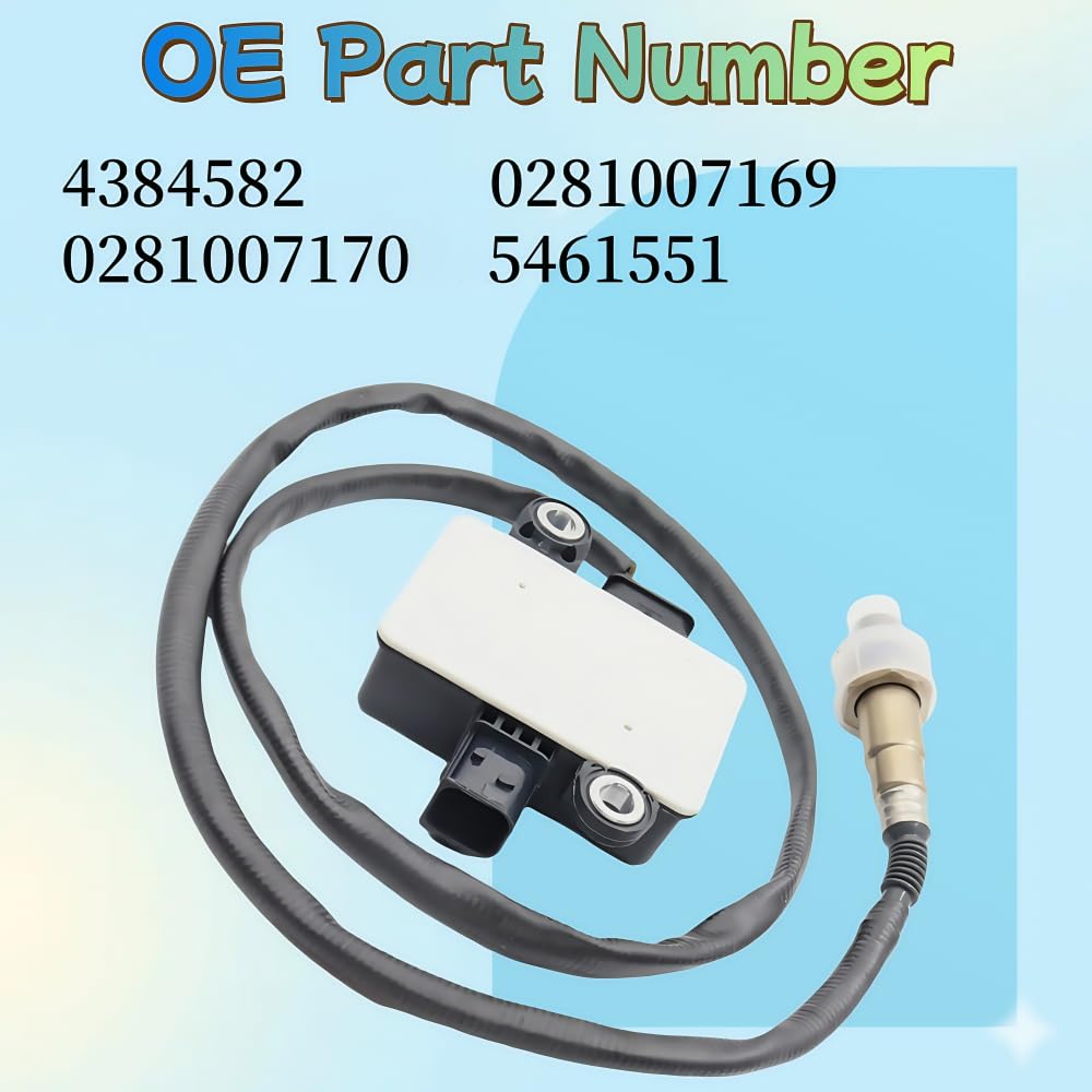 4384582 Diesel Exhaust Particulate Sensor Particulate Matter Sensor PM Sensor,Replaces 0281007169 0281007170 5461551,Compatible with 2016-2019 Titan XD Engine