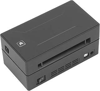 Thermal Label Printer, High Efficiency, User Friendly Shipping Label Printer AC100-240V, Portable for Post Office (US Plug 100‑240V)