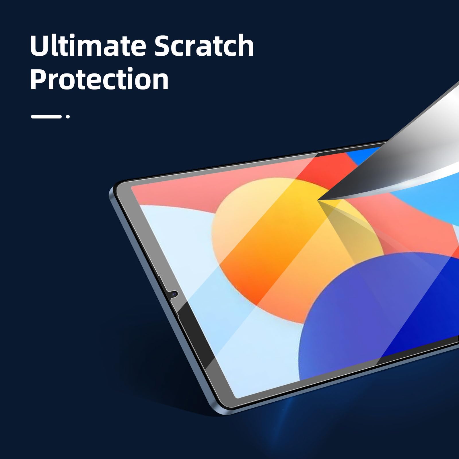 NEW'C Pellicola Protettiva Vetro Temperato per Xiaomi Redmi Pad SE 8.7 pollici 2024, Durezza 9H, 0,33mm Ultra Trasparente