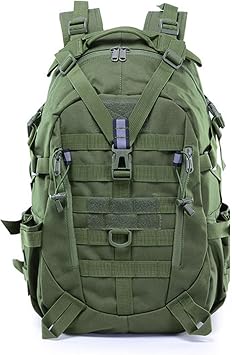 FANDARE Military Tactical Backpack Waterproof Heavy duty Backpack 3 Day Assault Pack Molle Bag Backpacks Army Backpack for Men Tactical Laptop Backpack Bug Out Bag Hiking Rucksack