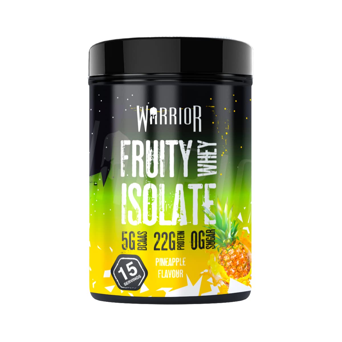 Fruity Clear Whey Isolate – Rapid Digesting Protein Powder – Refreshingly Fruit Flavoured Shakes – Easy to Drink & Consume Post Workout, Low Sugar, 15 Servings (Pineapple, 375g)