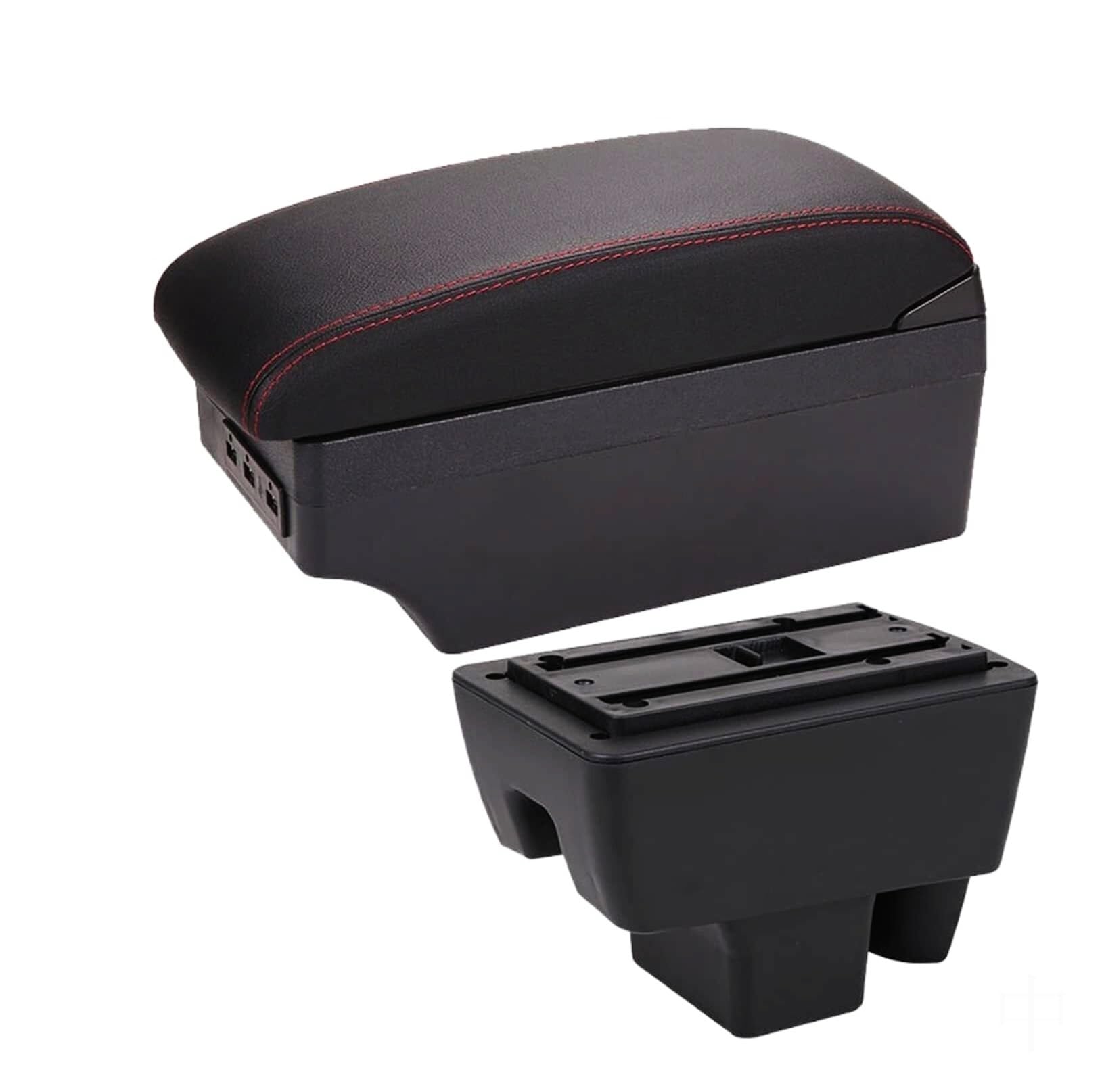 GTDTKGANAK Storage Box For Vw For Polo 2020-2021 Retrofit Armrest Storage For Box(A1 7usb)