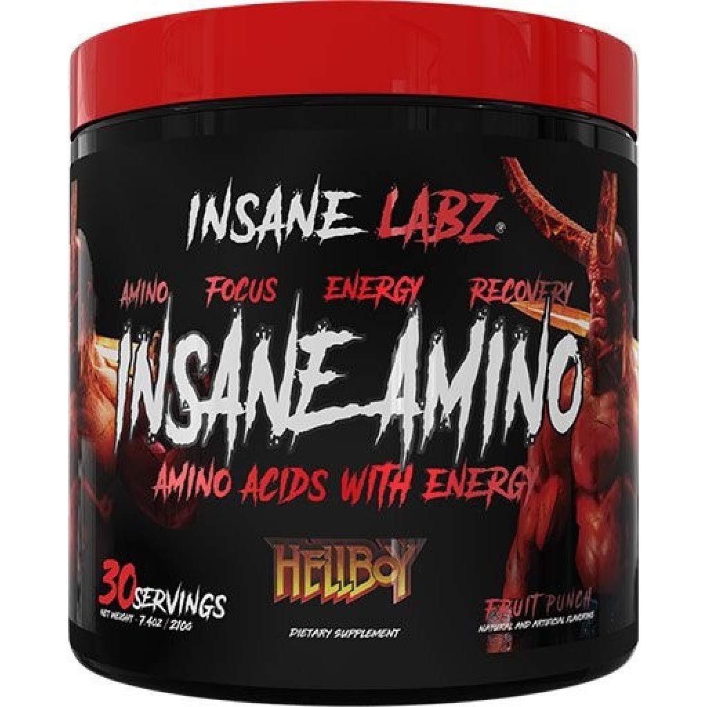 INSANE LABZ HELLBOY SERIES - Amino Acids (Fruit Punch) 30 Servings
