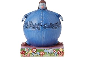 Enesco Willy Wonka Figurine: Violet Blowing Blueberry Bubble Gum