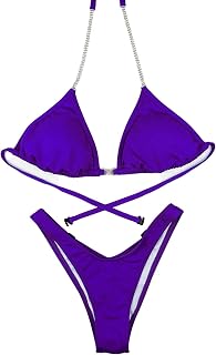 New, never worn figure practice/posing suit/competition bodybuilding bikini - Purple