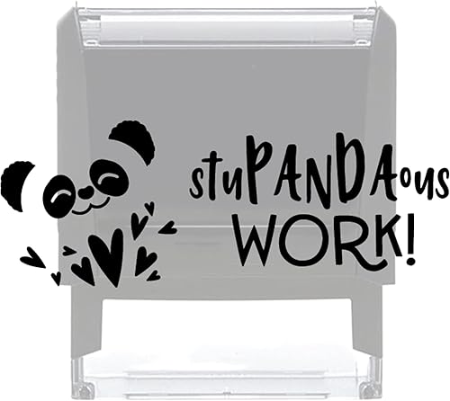 Miniatura 2 de Sello personalizado para profesores, trabajos para el aula, autoentintado o mango de madera, más de 20 diseños completados, bien hecho, gran trabajo