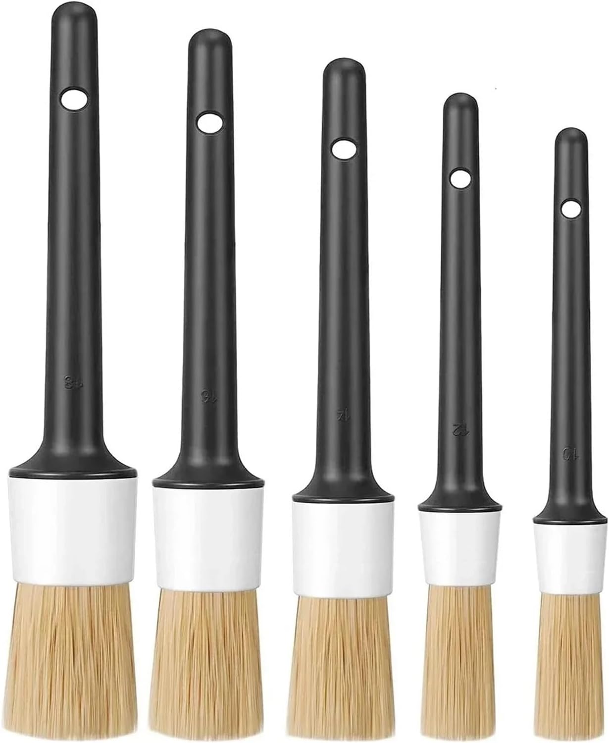 Car Detailing Brush Set Cleaning Brushes Sponges Towels for Air Vents Rim Clean Tool Wash Accessories(3pcs)