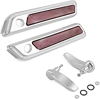 Vista 9 de Insertos de reflector para alforja de sillín para bolsa de sillín Harley, cubierta de cierre para Touring Street Electra Road Glide 2014-2024