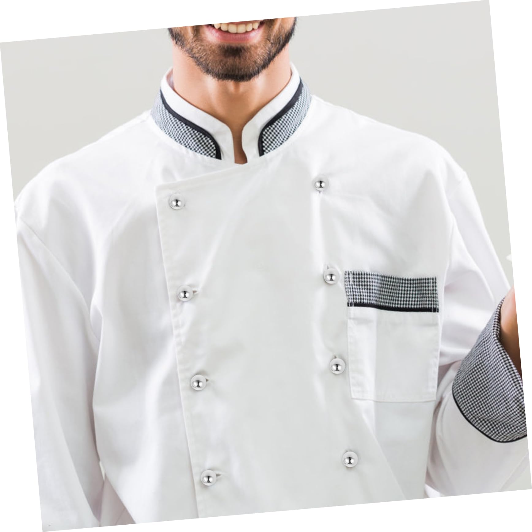 NUOBESTY 300piezas Botones De Chef Creativos Para Ropa y Manualidades Prácticos y Versátiles Para Reemplazo Chaquetas Camisas
